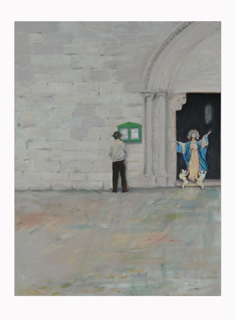 Saturday Morning, oil on canvas, 122cm by 91cm